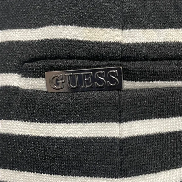 GUESS Women's Striped Blazer in Black and White - Picture 2 of 8